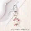 Llavero de Gato KT con Estampado de Leopardo Lindo Colgante de Gatito de Dibujos Animados de Resina Estilo Juvenil Accesorios para Llaves de Bolsos Lote Mixto Fuente de Mercancía
