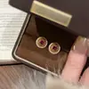 Brincos de Metal com Renda de Zircônia Pesada para Mulheres Chinês Retrô Luxo Leve Elegante Tendência de Moda Brincos Versáteis Brincos