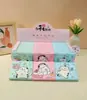 Senwen 40 folhas Papel de seda estampado Happy Dog pacote pequeno lenço facial portátil para estudante lenço de papel lenço macio