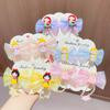 Accesorios para el Cabello de Niña Pinza de Pelo con Lazo de la Princesa Elsa Pinza con Borla para Niña Dulce No Lastima el Cabello Pinza de Pelo a la Moda Tocado