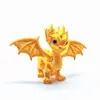 Dragón volador impreso en 3D transfronterizo, dragón demoníaco occidental con articulaciones móviles, ojos simulados, mascota de juguete, adorno, artículo de artesanía