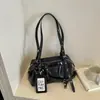 Bolso de Axila Retro de Nicho Gran Capacidad Bolso de Motocicleta para Mujer 2026 Verano Nuevo Bolso Sencillo Tipo Almohada Bolso de Hombro