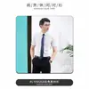 Camisa de Cuello Cuadrado Ropa de Negocios para Mujer Vestido Camisa de Manga Corta para Hombre y Mujer Agencia Inmobiliaria Tienda 4S de Autos Ropa de Trabajo