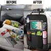 Bolsa anti-patadas Temu Amazon bolsa de almacenamiento para coche bolsa para respaldo de asiento bolsa de almacenamiento de tela Oxford para respaldo de asiento de coche plano