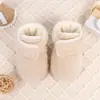Zapatos de bebé para otoño e invierno transfronterizos, zapatos de algodón afelpado, Velcro antideslizantes de suela blanda, botas de nieve para recién nacidos