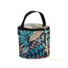 Bolsa Transfronteriza para Almacenamiento de Hilo, Bolsa Cubo Pequeña para Almacenamiento de Lana, Almacenamiento Portátil para Herramientas de Tejido, Cierre con Cremallera con Orificios, No se Atasca
