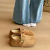 Sapatos Birkenstock Fechados com Solado Grosso Estilo Retrô 2026 Novo Estilo Outono/Inverno Versátil para Preguiçosos Slip-On Sapatilhas Casuais com Solado Macio