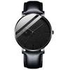 Reloj de pulsera de malla de aleación personalizado para hombre Khorasan, reloj de cuarzo con correa simple y un solo ojo falso, reloj para estudiantes para hombre