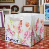 Día de la Mujer, Bolsa de Regalo Día de la Diosa, Bolsa de Papel tipo Bandolera Cuadrada, Bolsa para Snacks de Regalo, Ver Flores, Feliz Suerte