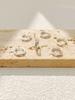 Set Simple Irregular de Tres Piezas de Aretes Redondos, Aretes Versátiles de Lujo Ligero, Aretes Pequeños y Exquisitos para Mujer