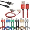 Cable de datos tipo C de carga rápida trenzado de cuerda de cáñamo 2a para teléfono móvil Apple Android Huawei línea de carga USB