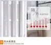 Puerta plegable de PVC Mampara de baño Cocina abierta Tienda Puerta corredera simple Balcón Retráctil Invisible He Zhengzhou