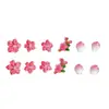Nuevas Zapatos de Cueva Sakura Zapatos Flor Verano Zapato Hebilla DIY Creativo Mori Flor de Flor de Durazno Rosa Niña Pantuflas Colgante