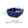 Molheiras de Cerâmica Personalizadas para Amazon Transfronteiriças, Molheiras Criativas em Formato de Lingote, Pratos Redondos para Petiscos e Hot Pot, Pratos Quadrados para Condimentos