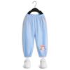 Pantalones anti-mosquitos para niños primavera y verano finos estilo occidental bombachos pantalones de algodón para bebé verano nuevo para aire acondicionado