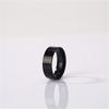 Joyería de Acero Inoxidable Transfronteriza Anillo Liso 8mm Acero Titanio Anillo Suave Se Puede Grabar DIY Anillo de Negocios para Hombre