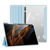 Para Samsung TabS9Ultra funda protectora plana funda protectora acrílica transparente funda tipo libro plegable de cuero al por mayor