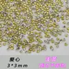 5A Amarillo Claro Biselados Fondo Plano Zirconia Mini Diamantes Adornos, Lote Completo Brillantes Ojo de Caballo Uñas Portátiles DIY Arte de Uñas Diamantes