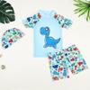 Traje de baño infantil Yilang, bañador de una pieza para niño, traje de baño dividido para bebé, traje de surf de secado rápido, procesamiento de liquidación de talla rota