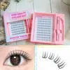 Cílios Postiços Transfronteiriços Leves Estilo Coreano Formato U Grupo de Meninas Conjunto de Cola Maquiagem Profunda para Olhos Maquiagem Atmosférica Comércio Exterior