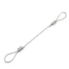Cadena colgante de cable de acero para tablero de anuncios Cadena colgante Gancho magnético Pladur Acrílico Señal Tablero KT Señal de estacionamiento Cuerda colgante para pancarta