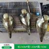 Imitação de pombo de aço inoxidável ao ar livre flor jardim pátio decorações abstrato imitação de pássaro de cobre simulação animal gramado ornamentos