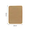 Placa Arranhador para Gatos, Placa Arranhador de Sisal para Pets, Resistente ao Desgaste e Não Solta Fiapos, Cama Integrada para Gatos, Placa Arranhador para Gatos Trançada em Rattan, Adequada para Todas as Estações