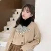 Rebaja de Temporada Bufanda Popular de Otoño e Invierno, Cálida y Engrosada con Forro Polar, Calentador de Cuello Lindo para Mujer, Bufanda Versátil para Niña