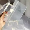 Caja transparente portátil para estudiantes, organizador de escritorio, botiquín casero, caja de herramientas para estudiantes de arte, tamaños grande y pequeño, diseño simple
