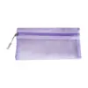 Bolsa de Armazenamento para Canetas Bolsa de Armazenamento Longa em Rede Bolsa de Armazenamento Transparente Bolsa Organizadora de Material Escolar para Estudantes Venda por Atacado