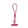 Lanyard Tejido Corto de Moda para Teléfono Móvil Anillo de Doble Propósito Multifuncional Correa de Muñeca Cuerda de Poliéster Fuerte Anti-Pérdida Accesorios
