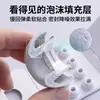 Pontas de ouvido de dupla camada preenchidas com esponja de espuma adequadas para tampões de ouvido de estrutura original Apple AirPods Pro3
