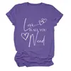 El amor es todo lo que necesitas Amazon eBay Estación Independiente Camiseta Casual Cómoda para Mujer Cuello Redondo Manga Corta