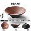 Vajilla de Melamina Xiangyuan Bol Grande Tienda de Fideos Patrón de Piedra Escarchada Bol para Fideos Hot Pot Picante Bol para Sopa de Fideos de Arroz Bol Grande para Sopa