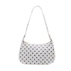 Bolsa de Axila Retro con Lunares de Gran Capacidad Diseño de Nicho Bolso de Mano Pequeño Brillante de Charol Bolso Cruzado para Hombro