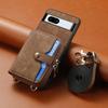 Funda de Cuero para Teléfono Móvil Google Pixel11 Aplicable Transfronteriza, Tarjetero de PU de Gran Capacidad, Funda Protectora con Correa Larga
