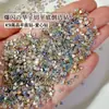 K9 Diamante de Corazón Joyería para Uñas Arte de Uñas de Alta Calidad Brillante Forma Especial de Fondo Plano Invertido Diamante Plata Blanco Luz Azul Lago Corazón de Melocotón Diamante para Uñas Joyería