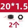 Porca Hexagonal Dente Fino Classe 10.9 Porca Dente Invertido Parafuso Dente Esquerdo Tampa de Parafuso Rosca Inversa Parafuso Inverso Fêmea M6M8M10-80