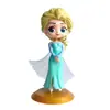 Decoración de Pastel Congelado Campana Alicia Sirena Blancanieves Elsa Reina de Hielo Adornos de Cumpleaños