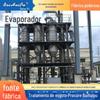 Evaporador de circulação externa de duplo efeito em aço inoxidável grande equipamento de tratamento de águas residuais de galvanoplastia condensador evaporador de esterilização