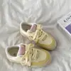 Tênis de Treino Alemão com Sola Grossa Feminino 2026 Primavera e Outono Novos Tênis Brancos Confortáveis com Sola Macia Vintage para Mulheres, Tênis de Skate Versáteis, Personalizável