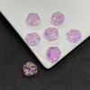 Cuentas de vidrio originales, flor de vidrio, agujero de 12 mm, camelia de cristal, rosa, accesorios de joyería para bricolaje, material para horquillas.