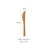 Fabricante Atacadista de Faca e Garfo de Bambu Estilo Ocidental Faca de Mesa de Madeira de Bambu Personalizada para Culinária Japonesa Conjunto de Faca, Garfo e Colher Biodegradável Natural