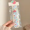 Parche de flequillo de dibujos animados para mujer, parche mágico para el cabello para la frente y la nuca, parche mágico tejido, parche de cabello dulce y a la moda