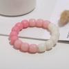Novo Bracelete de Duas Camadas com Contas Estilo Chinês com Design de Bolsa da Sorte com Nó de Bambu, Bracelete Fresco e Simples para Mulheres, Joia de Estilo Antigo