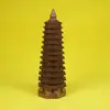 Escultura em Madeira de Jucá Fulminada da Torre Wenchang, Estrela Taoísta Wenchang, Enfeites Esculpidos em Madeira Fulminada de 9 Camadas e 3 Camadas