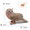 Juguete modelo de animal de simulación transfronterizo flamenco búho loro Águila águila calva de cabeza blanca Pavo Pavo real avestruz