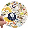 60 Adesivos Novos de Pato de Desenho Animado Fofos para Crianças Decorarem Malas, Copos Térmicos, Guitarras, Agendas à Prova d'Água