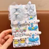 Elásticos de Cabelo Kuromi Infantis para Meninas, Elásticos Elásticos, Prendedores de Cabelo para Bebês, Prendedores de Cabelo para Menininhas, Acessórios de Cabelo