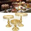 Novo prato de bolo de sobremesa western point ferro branco bandeja de bolo rack atacado janela exibição adereços destacável